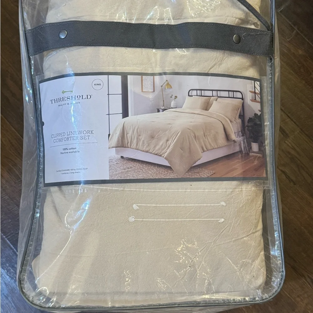 Threshold Beige Comforter Set